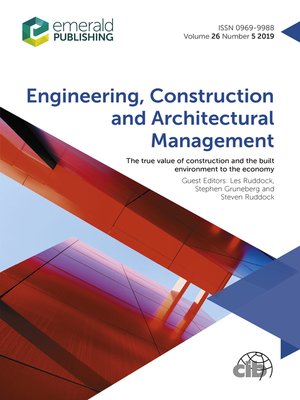 cover image of Engineering, Construction and Architectural Management , Volume 26, Number 5